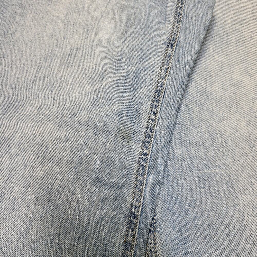 Aeropostale Jeans Womens 12 Blue High Rise Wide-Leg Relaxed Light Wash - Picture 4 of 10